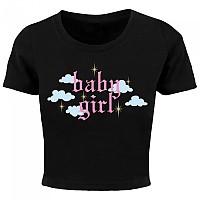[해외]MISS TEE 반소매 티셔츠 Baby Girl Cropped 140973734 Black