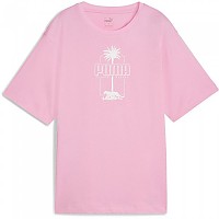 [해외]푸마 반소매 티셔츠 Ess+ Palm Resort 141020562 Pink Lilac