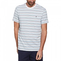 [해외]ORIGINAL PENGUIN 반소매 티셔츠 Coolmax Ao Jacquard Stripe 140959551 Bright White