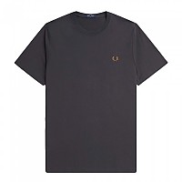 [해외]FRED PERRY 반소매 티셔츠 M1600 141015505 Anch Grey / Dark Caramel