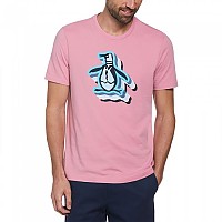 [해외]ORIGINAL PENGUIN 반소매 티셔츠 Graphic 4D Pete 140959634 Wild Rose