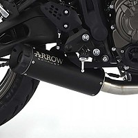 [해외]ARROW 알루미늄 다크 엔드 캡 포함 Yamaha XSR Rebel 700 ´21-22 머플러 9140449089 Black