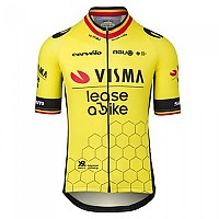 [해외]AGU 벨기에 챔피언 Visma | Lease a Bike Replica Former 2024 짧은 소매 저지 1140729694 Multicolor