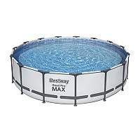 [해외]BESTWAY 둥근 관형 수영장 56488 Steel 프로 Max Ø457x107cm 6140979769 White / Grey / Blue