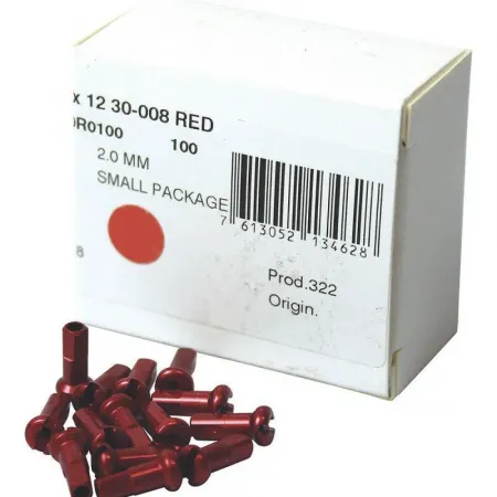 DT스위스 Anodized 스탠다드 자전거 니플 100 단위 3136072358