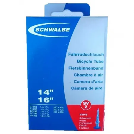 SCHWALBE 350 A/14 X 1 3/8 Presta 내부 튜브 3136349388