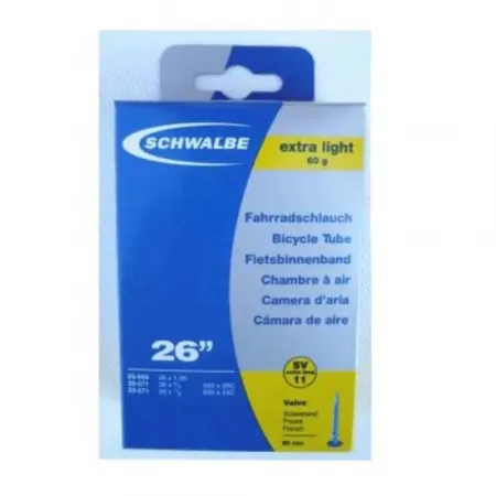 SCHWALBE Extra Light Presta 60 mm 내부 튜브 3136349430