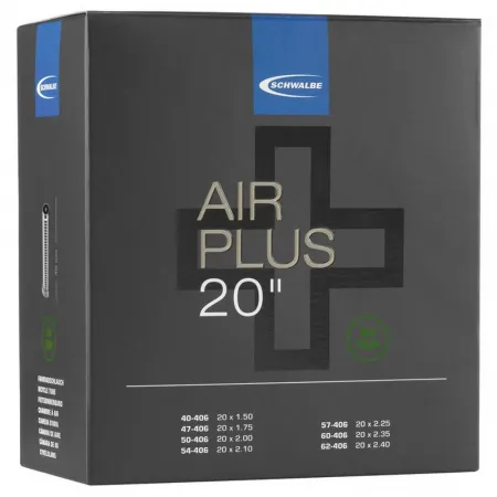 SCHWALBE AV7AP Air Plus Schrader 40 mm 내부 튜브 3138017997