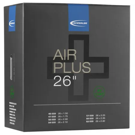 SCHWALBE AV13AP Air Plus Schrader 40 mm 내부 튜브 3138017998