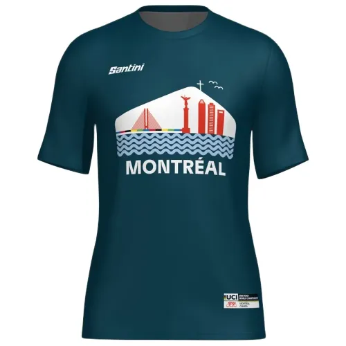 산티니 2026 UCI 로드 월드 챔피언쉽 Montreal 반팔 티셔츠 3143130358