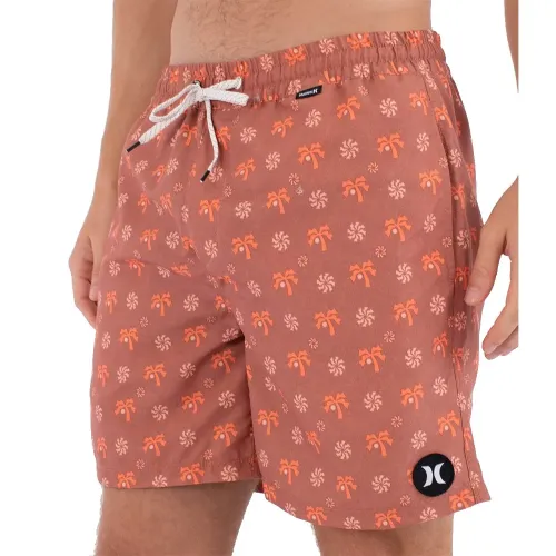 헐리 Volley Icon Printing Press Coconut 수영 반바지 9142893612