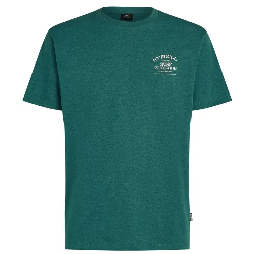 오닐 Melange Chest Print 반팔 티셔츠 9142900236