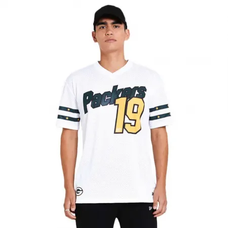 뉴에라 NFL Stripe Oversized Green Bay Packers 반팔 티셔츠 137533661