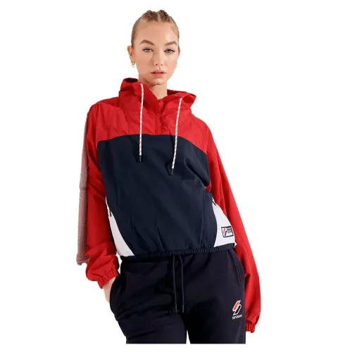 슈퍼드라이 Overhead Cropped Cagoule 자켓 137908334