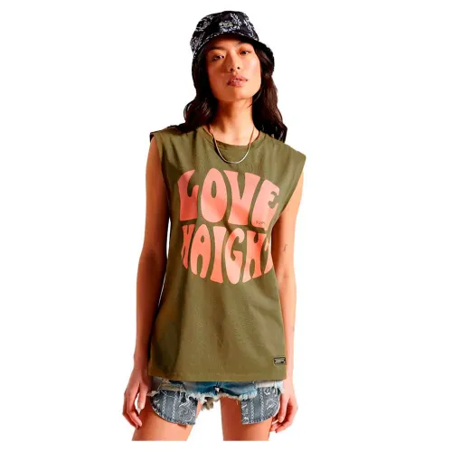 슈퍼드라이 Military Logo 나시 티셔츠 137908383