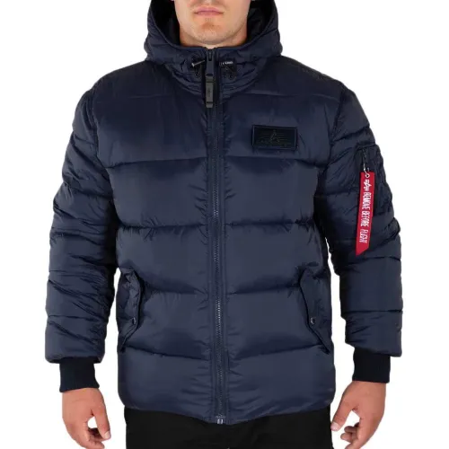 알파 인더스트리 Hooded Puffer FD 자켓 138020226