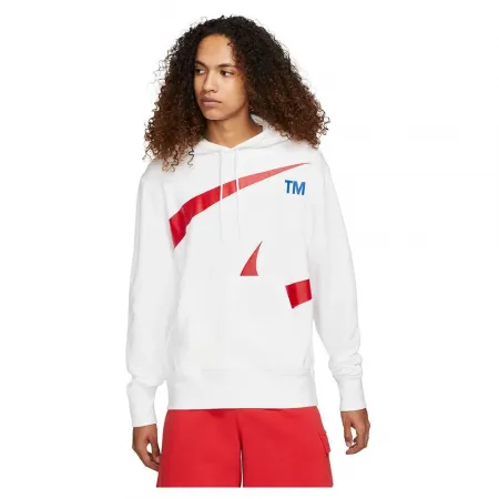 나이키 Sportswear Swoosh Semi Brushed Back 후드티 138126248