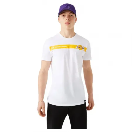 뉴에라 NBA Team 로고 Los Angeles Lakers 반팔 티셔츠 138207524