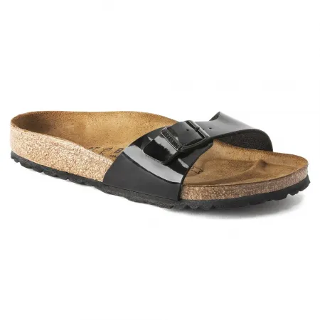 버켄스탁 Madrid Birko-Flor Enameled 좁은 샌들 138226705