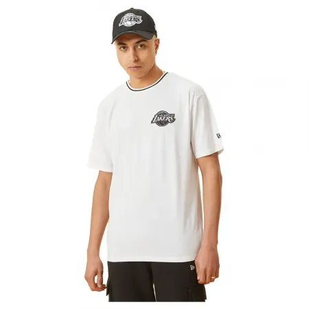 뉴에라 Essential Graphic Oversize Los Angeles Lakers 반팔 티셔츠 138630191