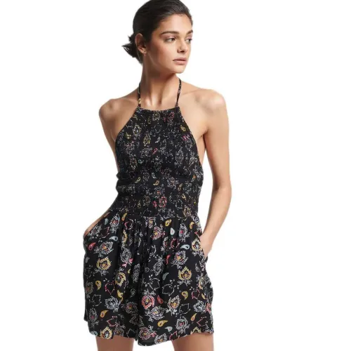 슈퍼드라이 빈티지 Smocked 롬퍼 138856595