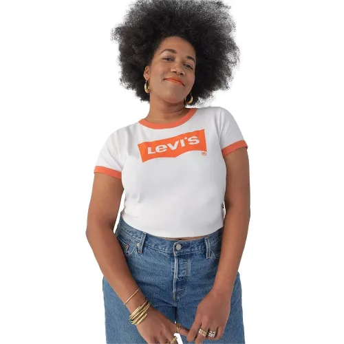 리바이스 Pl 그래픽 Mini Ringer 반팔 티셔츠 138899435