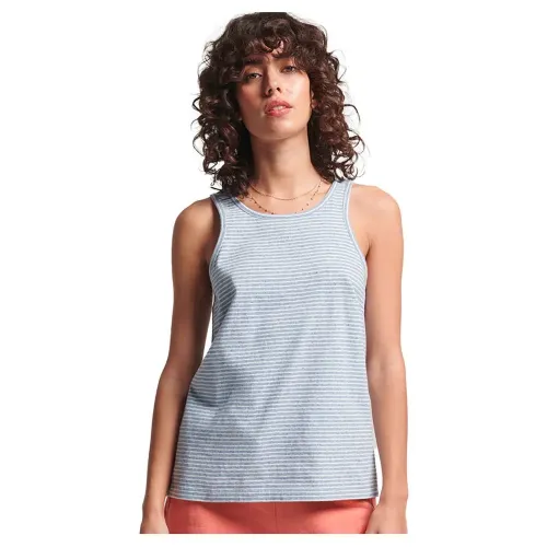 슈퍼드라이 빈티지 Logo Stripe 나시 티셔츠 138903046