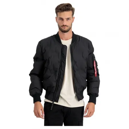 알파 인더스트리 MA-1 Emb Logo Puffer 봄버 자켓 138947388