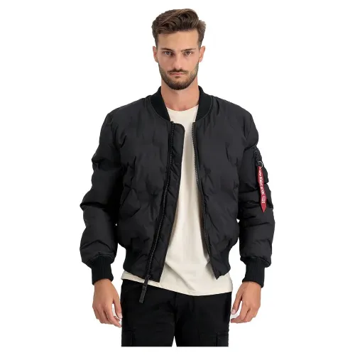 알파 인더스트리 MA-1 Emb Logo Puffer 봄버 자켓 138947388
