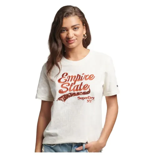 슈퍼드라이 빈티지 Logo Borough 티셔츠 139030101