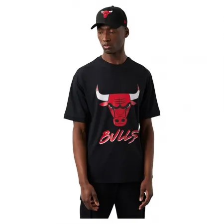 뉴에라 Chicago Bulls NBA Script Mesh 반팔 티셔츠 139039739