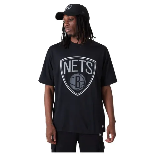 뉴에라 NBA Os Outline Mesh Brooklyn Nets 반팔 티셔츠 139215507