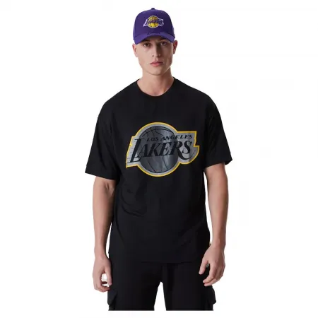 뉴에라 NBA Os Outline Mesh Los Angeles Lakers 반팔 티셔츠 139215509