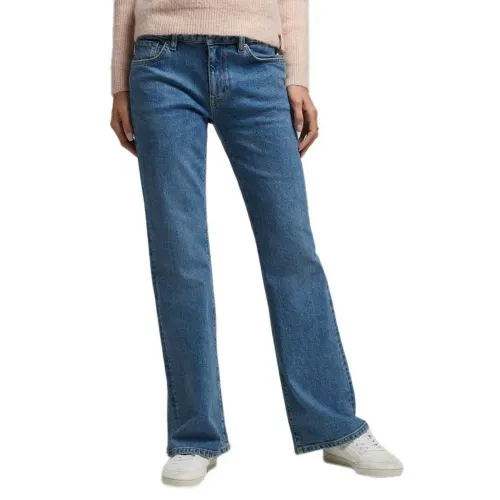 슈퍼드라이 빈티지 Mid Rise Slim Flare 청바지 139242725