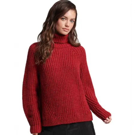 슈퍼드라이 Slouchy 스티치 Roll Neck 스웨터 139393181