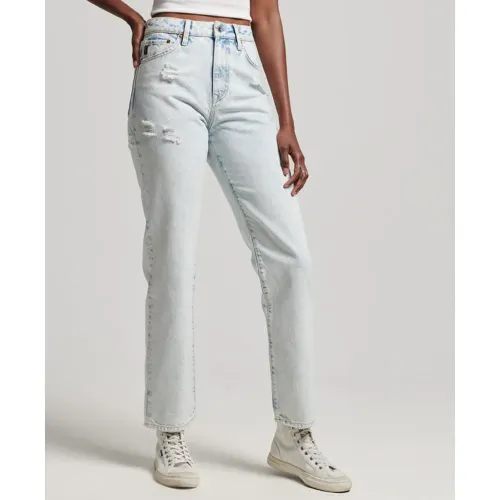 슈퍼드라이 빈티지 High Rise Straight 청바지 139530624