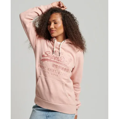 슈퍼드라이 빈티지 Logo Em보스 후드티 139530625