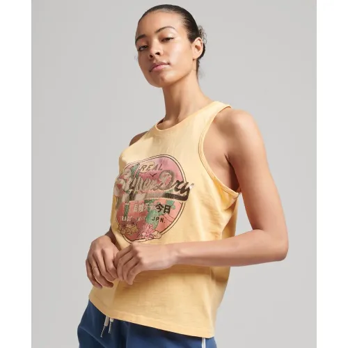 슈퍼드라이 빈티지 Vl Narrative 나시 티셔츠 139531253