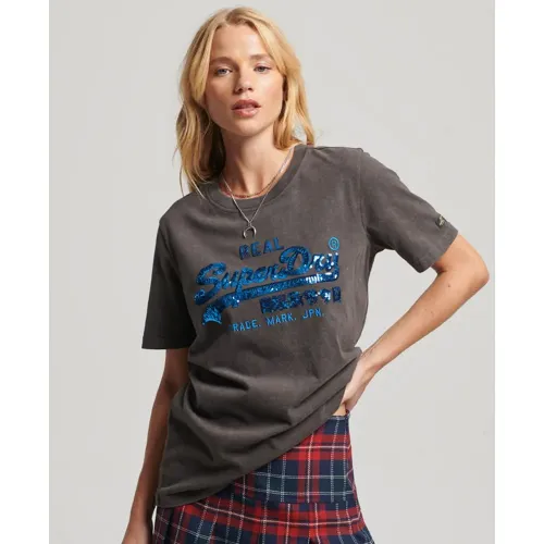 슈퍼드라이 Vl Embellish 티셔츠 139531289