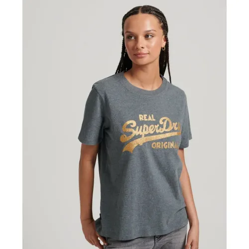 슈퍼드라이 Vl Scripted Coll 티셔츠 139531297