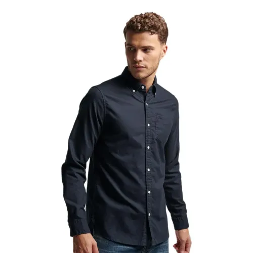 슈퍼드라이 Cotton Oxford 긴팔 셔츠 139586106