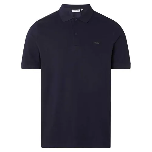 캘빈클라인 Stretch Pique Slim Button 반팔 폴로 셔츠 139605156