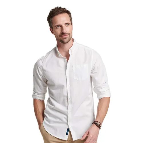 슈퍼드라이 Studios Linen BD 긴팔 셔츠 139611413