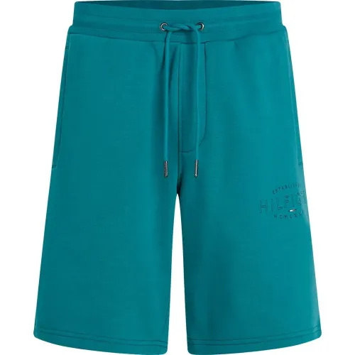 타미힐피거 Curve Logo 운동복 반바지 139612390