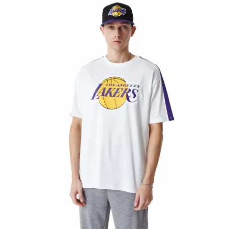 뉴에라 NBA Colour Block OS Los Angeles Lakers 반팔 티셔츠 139860585