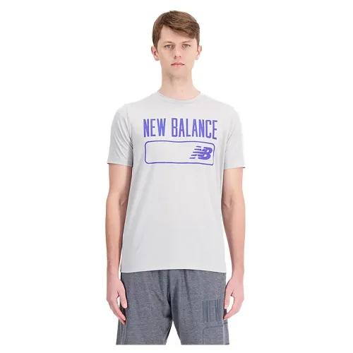 뉴발란스 Tenacity Heathertech 그래픽 반팔 티셔츠 140132459