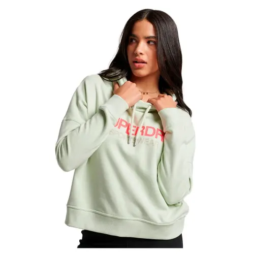 슈퍼드라이 Sportswear Logo Boxy 후드티 140140944