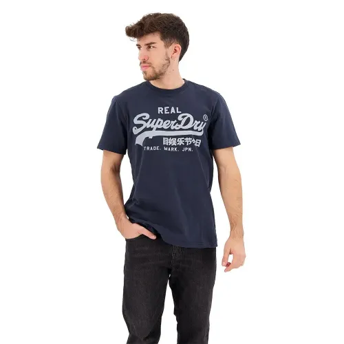 슈퍼드라이 빈티지 Logo 반팔 티셔츠 140141070