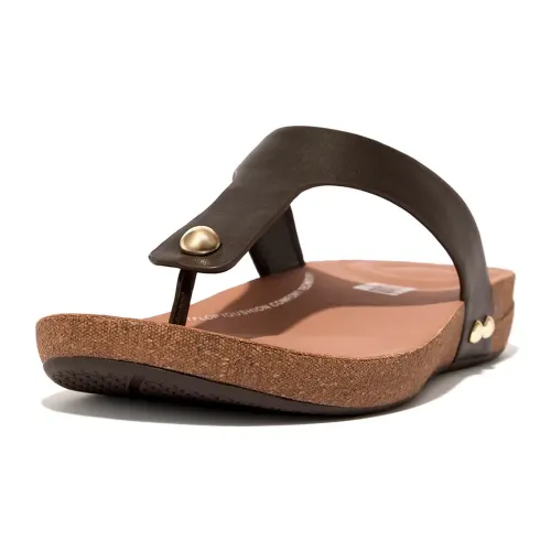 핏플랍 Iqushion 레더 Toe-Post 슬리퍼 140168929