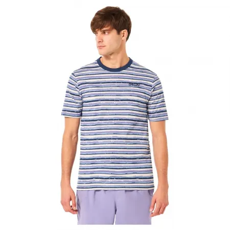 오클리 APPAREL Blurrred Stripes 반팔 티셔츠 140222984